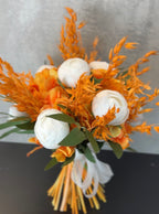Buchet de mireasa alb – portocaliu Love in Porto