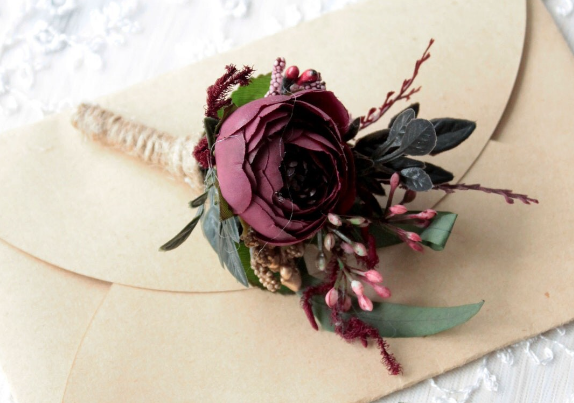 Cocarda flori artificiale PFC3