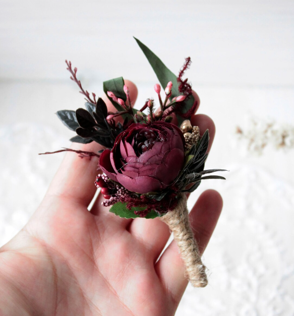 Cocarda flori artificiale PFC3