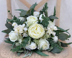 Buchet mireasa trandafiri si hortensie