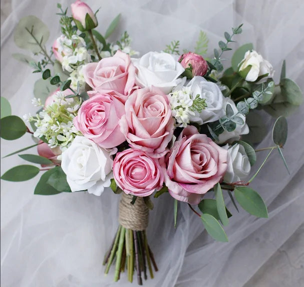 Buchet de mireasa culori calde