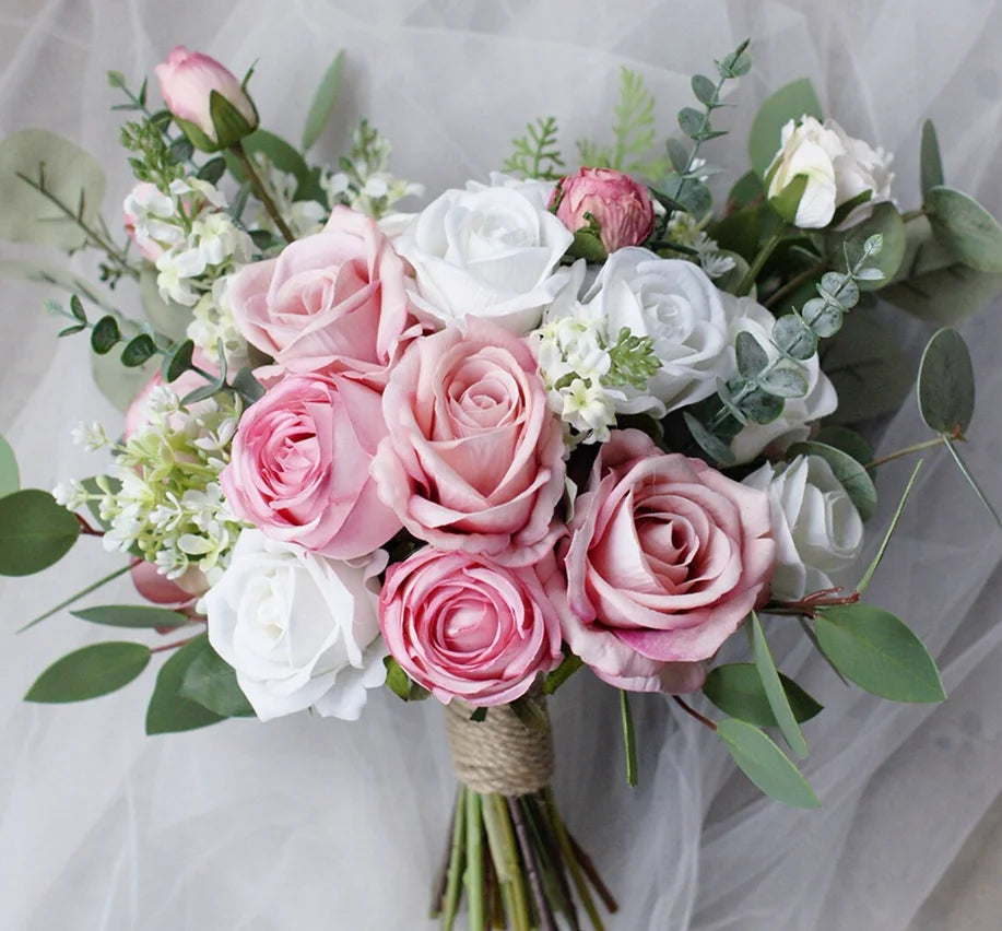 Buchet de mireasa culori calde