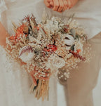 Buchet de mireasa cu bumbac