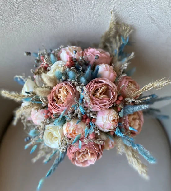 Buchet de mireasa Babby Blue