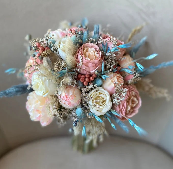 Buchet de mireasa Babby Blue