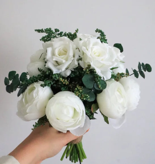 Buchet de mireasa cu ranunculus