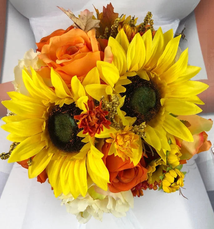 Buchet de mireasa galben