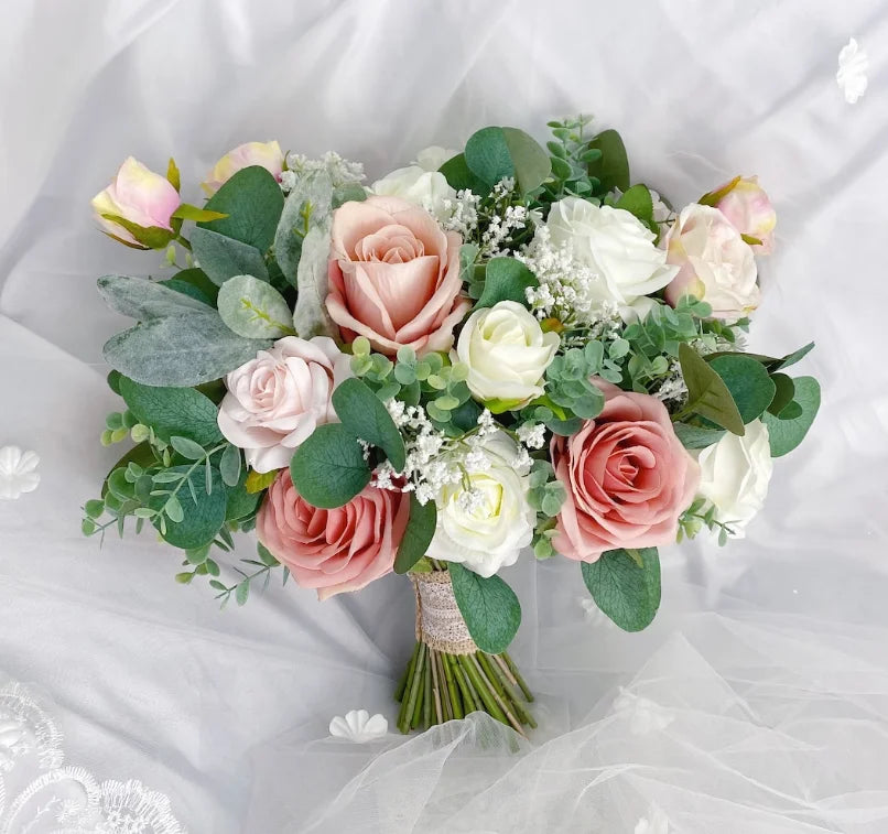 Buchet de mireasa nunte de roz