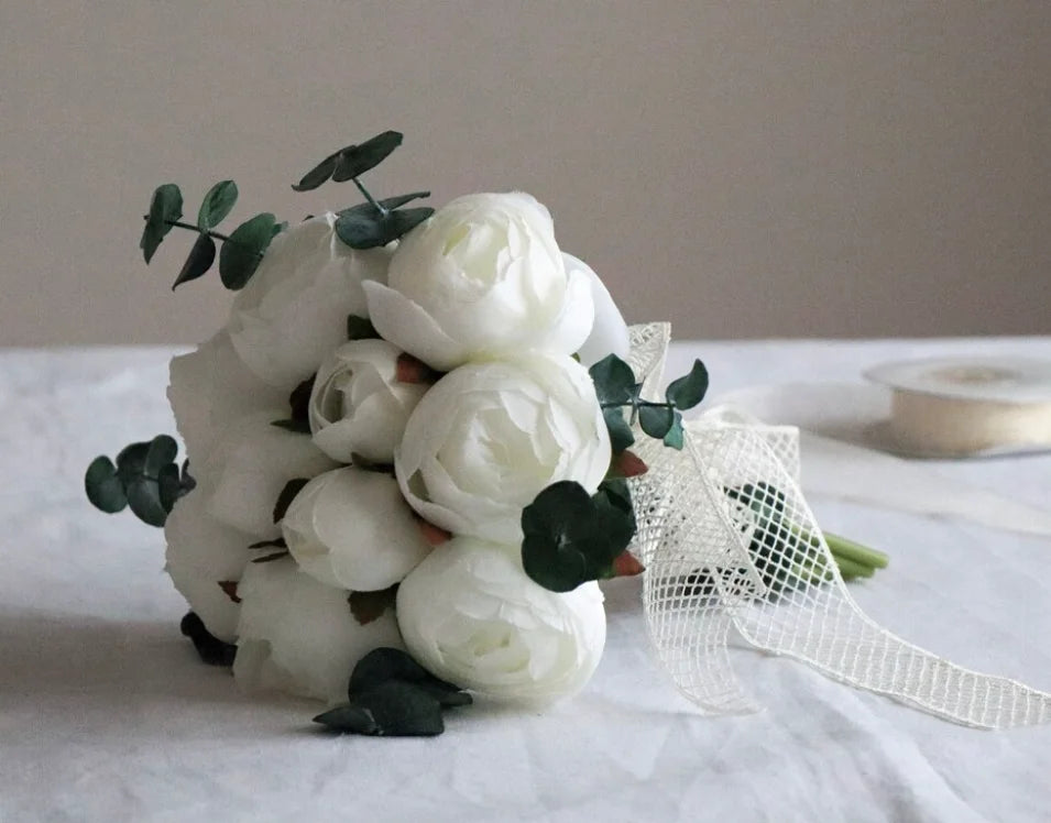 Buchet de mireasa Alb Pur