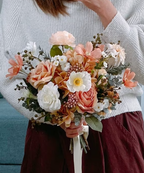 Buchet de nasa Peach