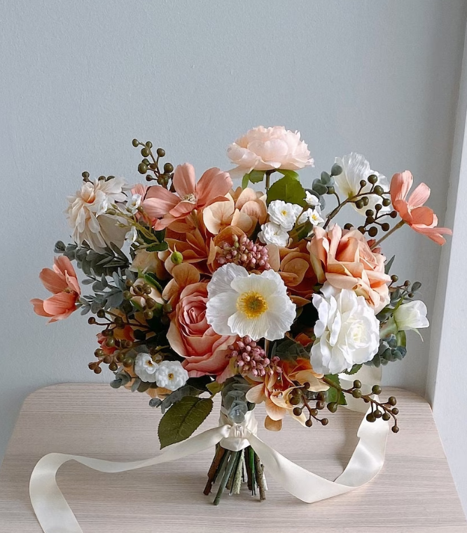 Buchet de nasa Peach