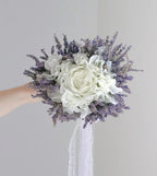 Buchet de mireasa cu lavanda