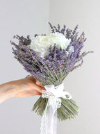 Buchet de mireasa cu lavanda