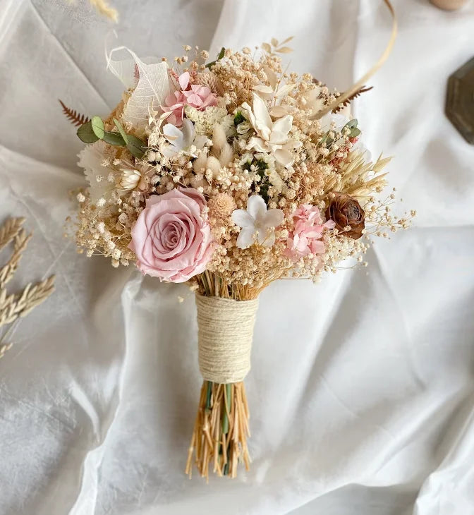 Buchet de mireasca crem