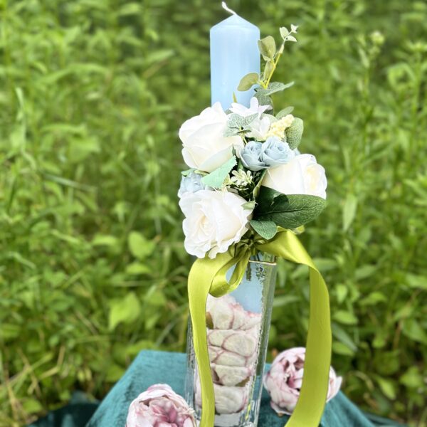 Lumanare parafina Baby Blue