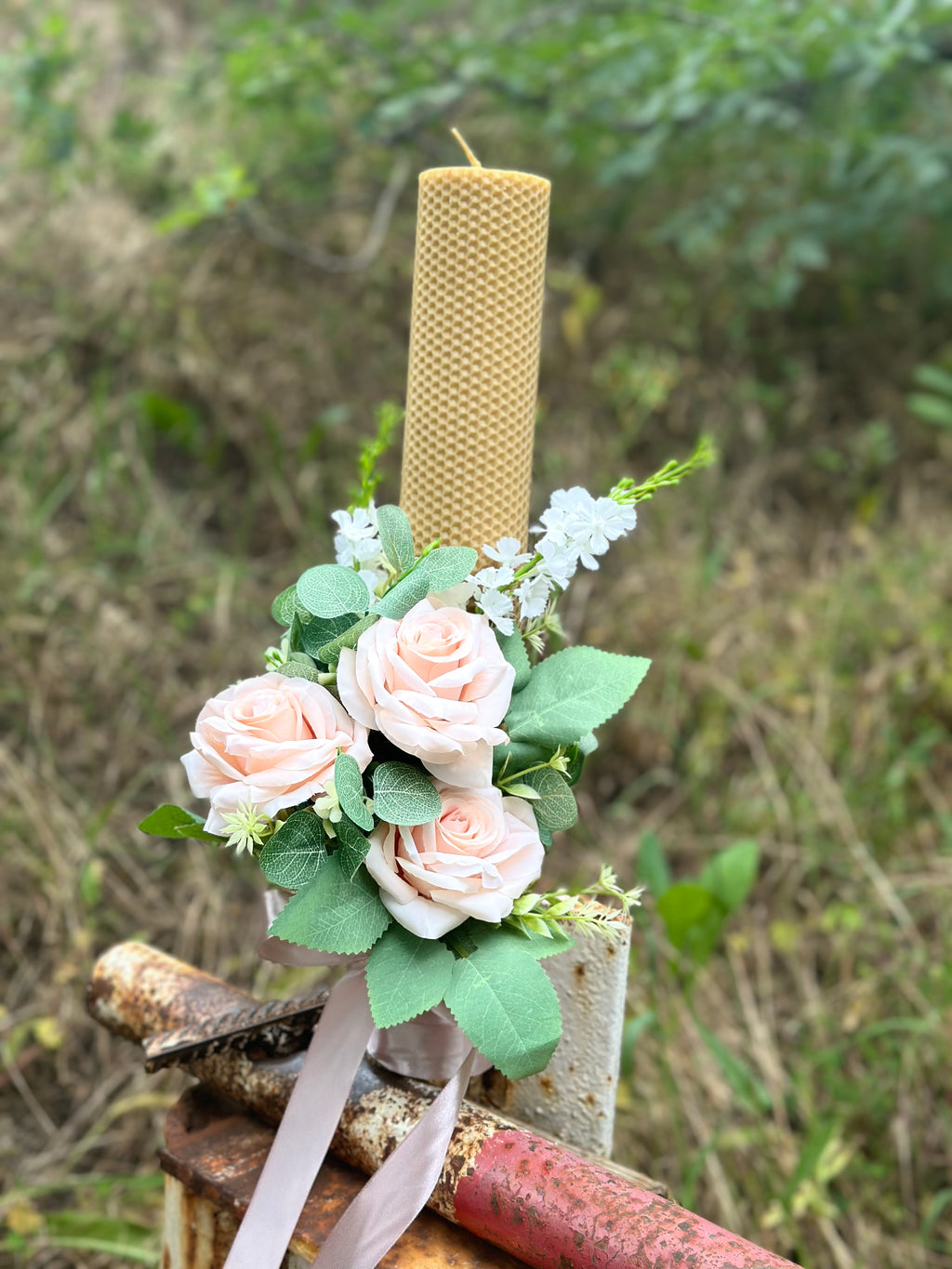 Lumanare Galbena ceara naturala