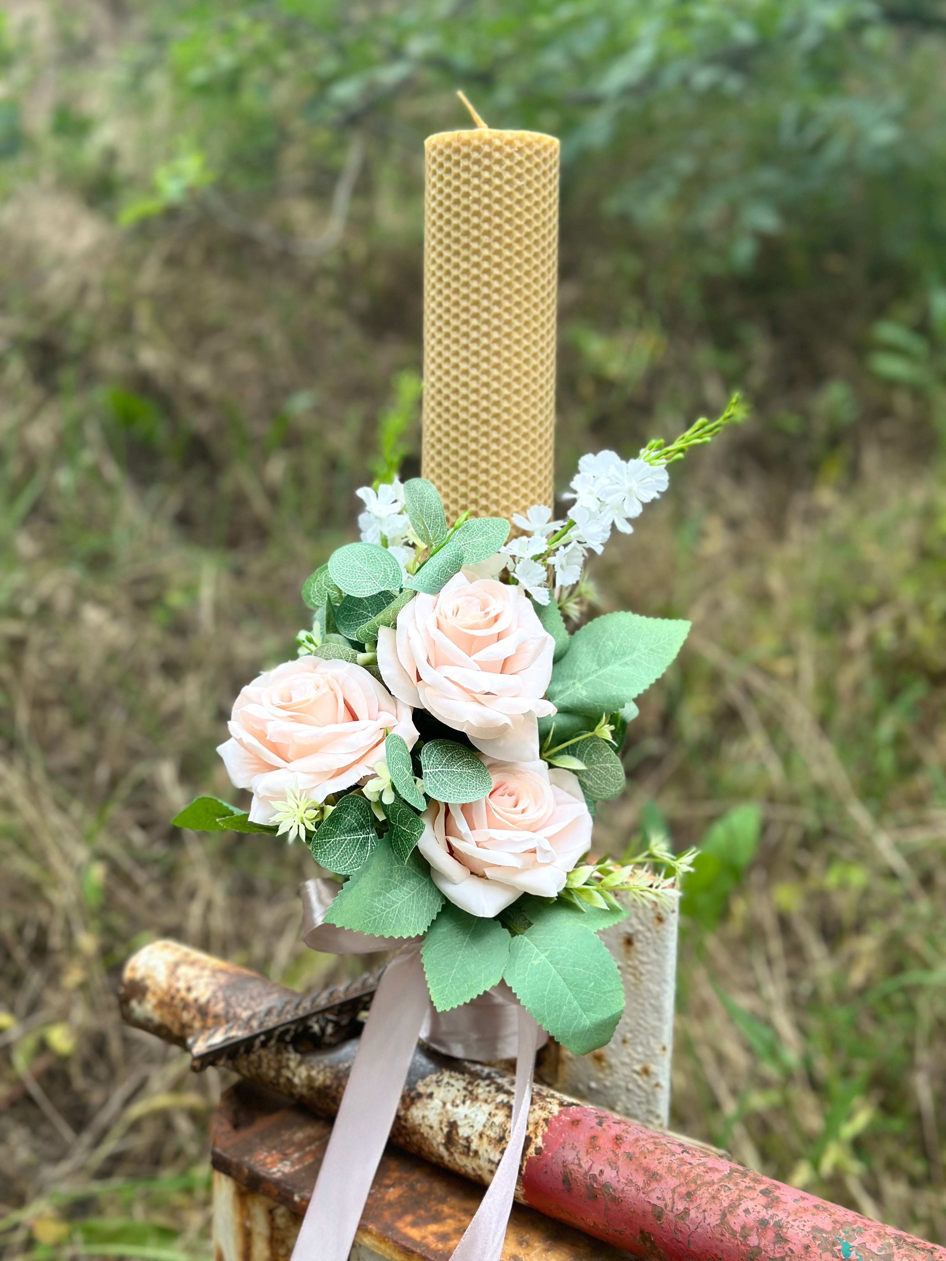 Lumanare Galbena ceara naturala