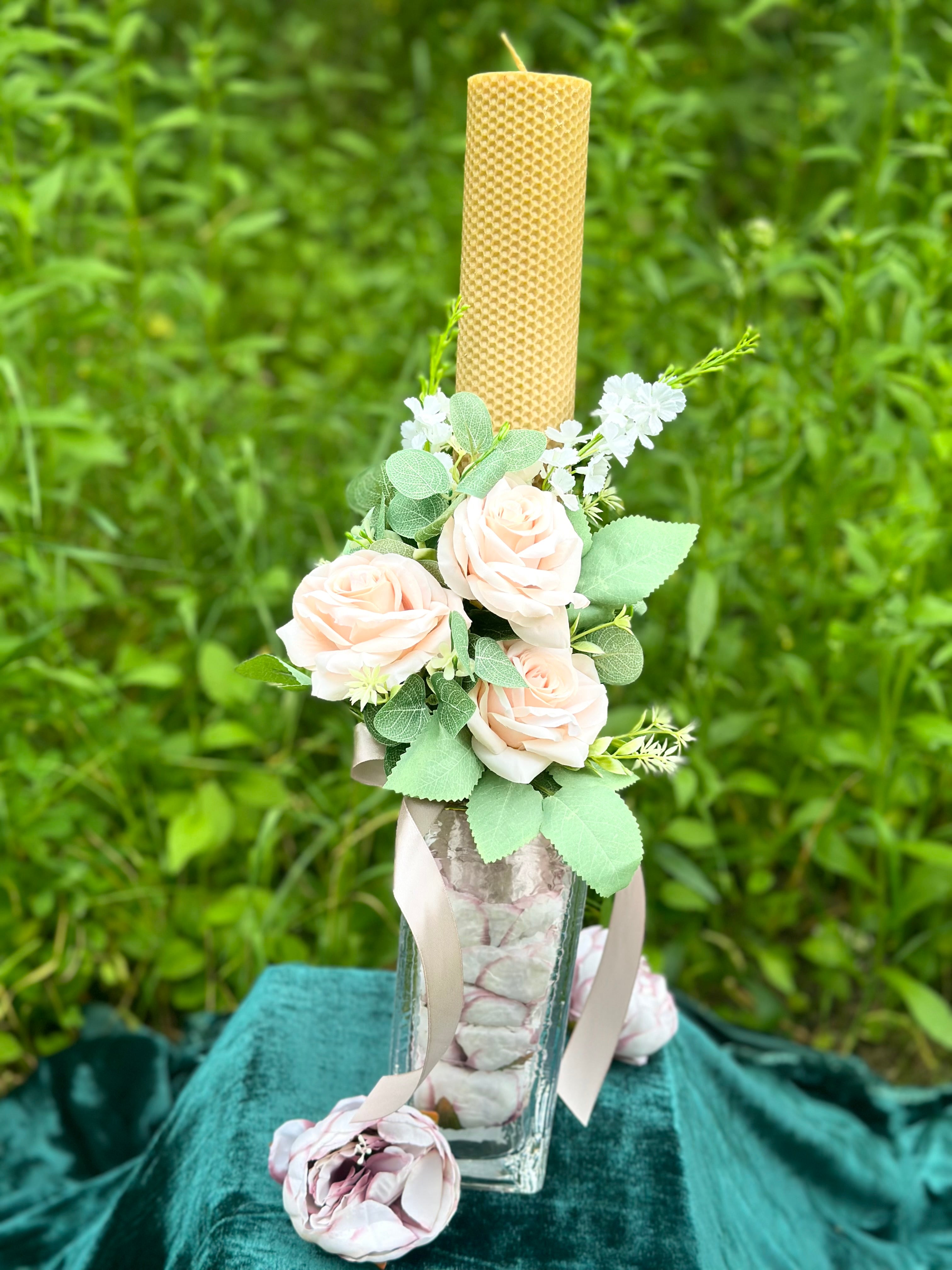 Lumanare Galbena ceara naturala