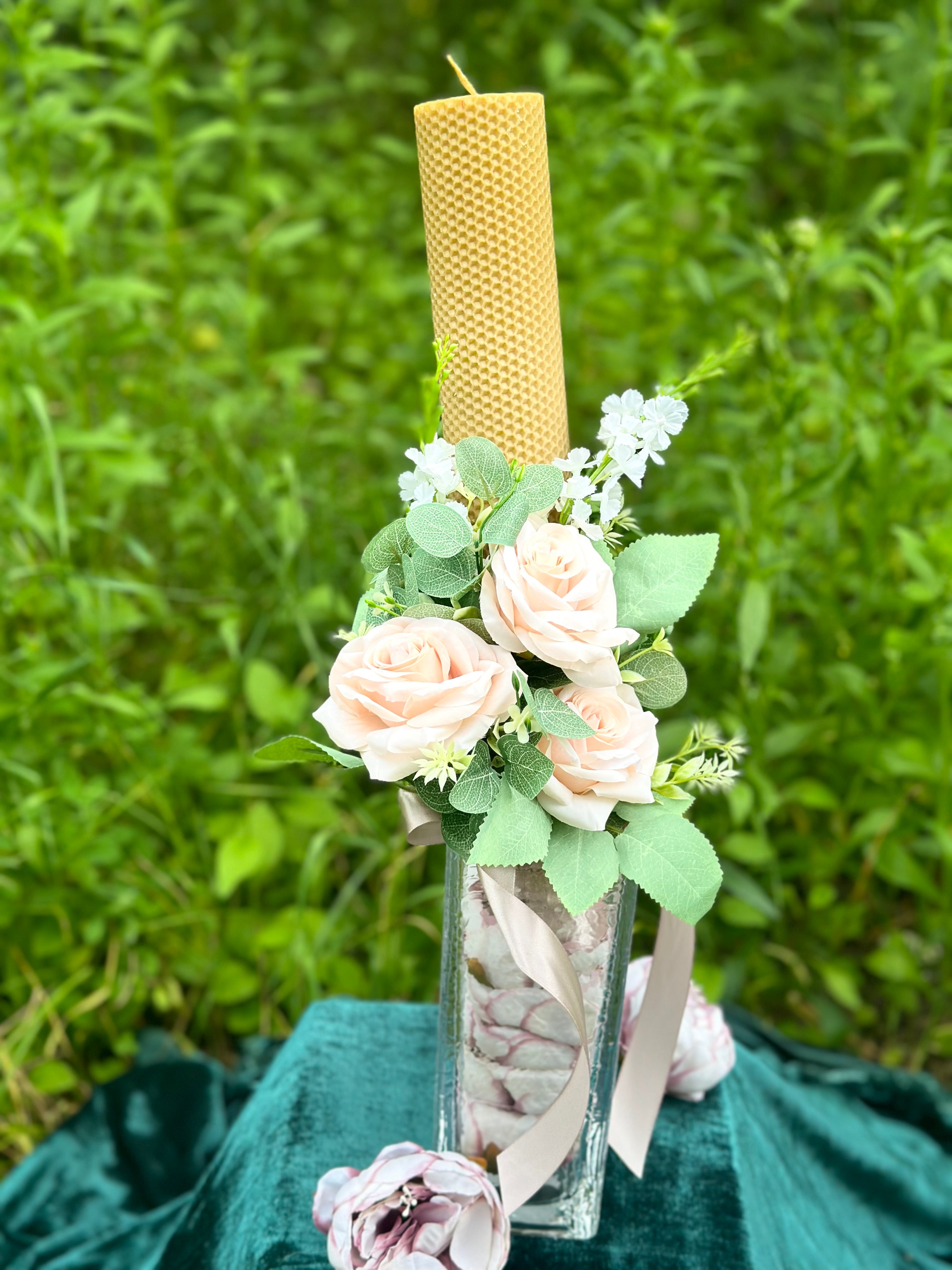 Lumanare Galbena ceara naturala