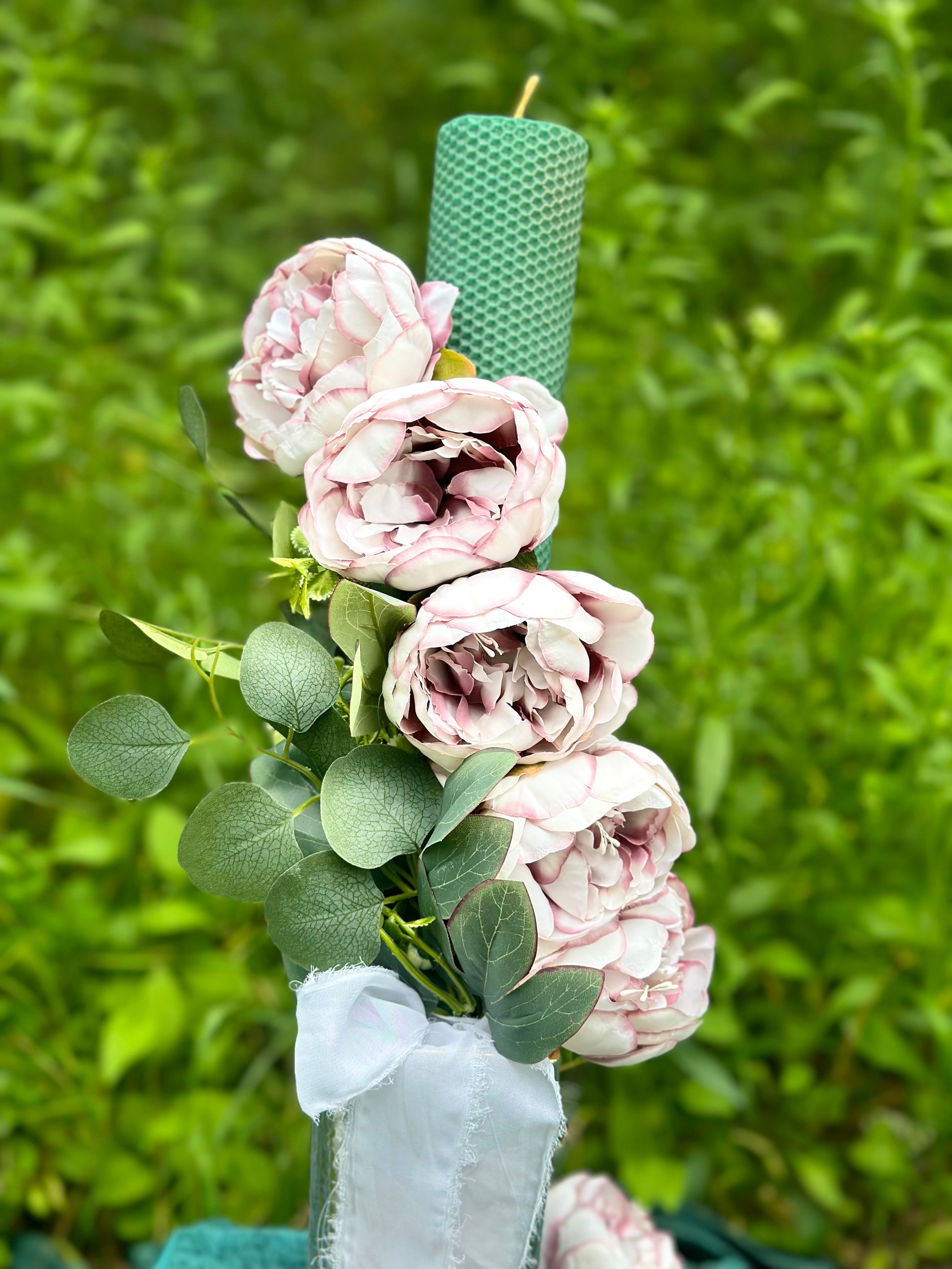 Lumanare Verde ceara naturala