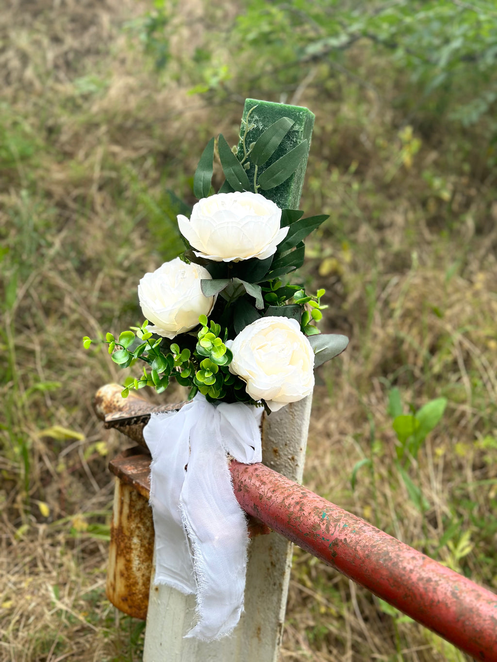 Lumanare patrata Verde Padure