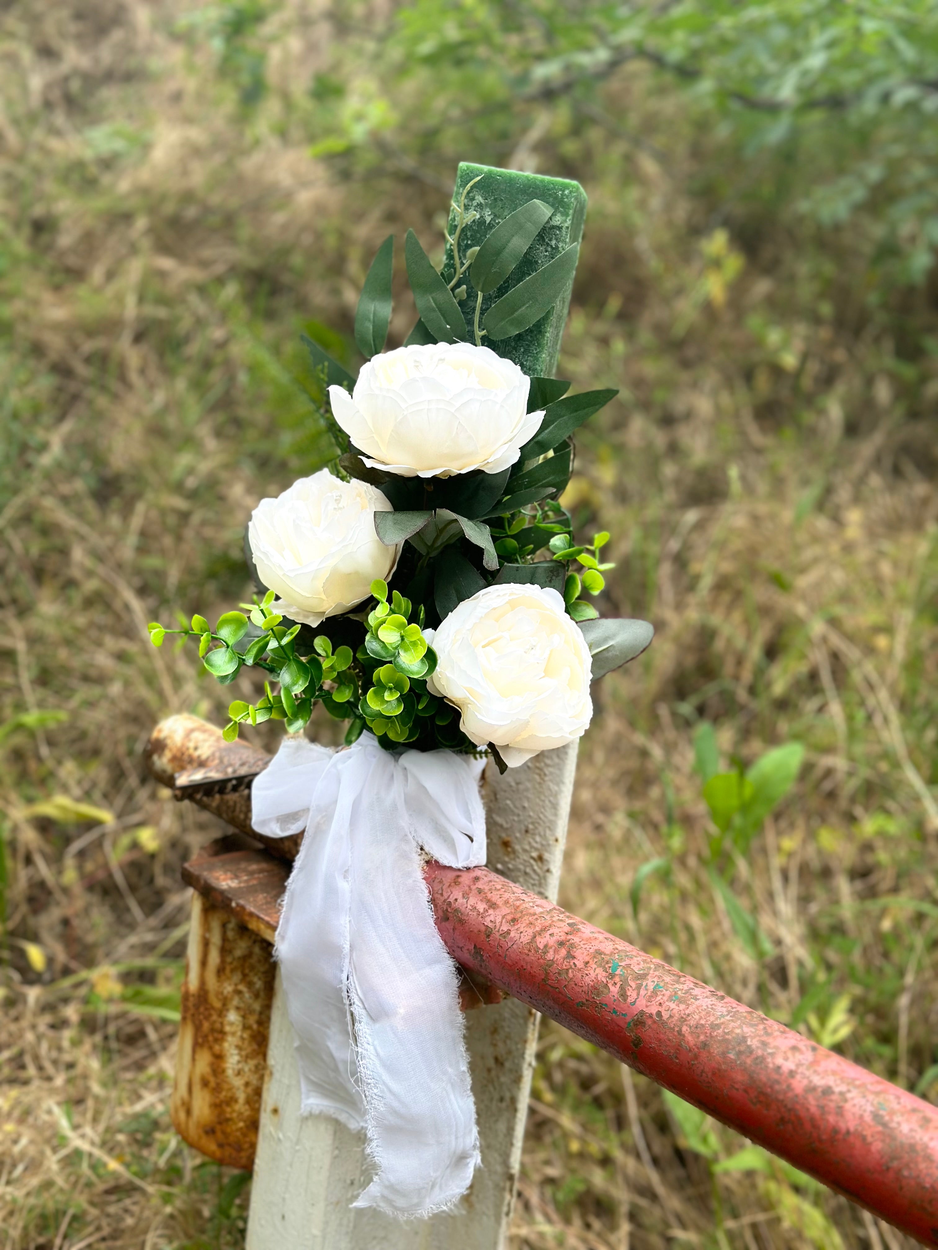 Lumanare patrata Verde Padure