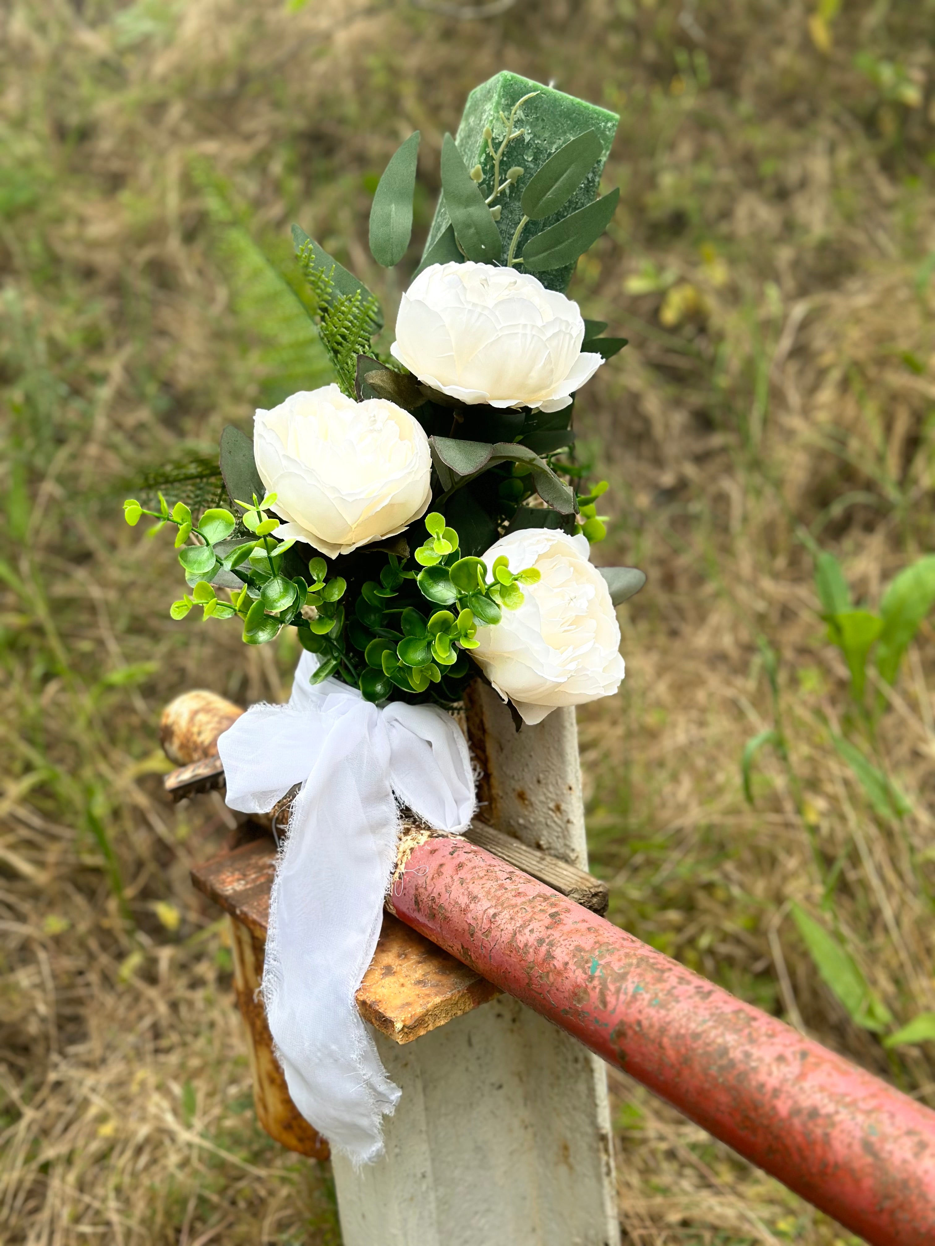 Lumanare patrata Verde Padure