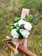 Lumanare patrata Dusty Pink