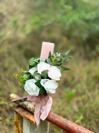 Lumanare patrata Dusty Pink