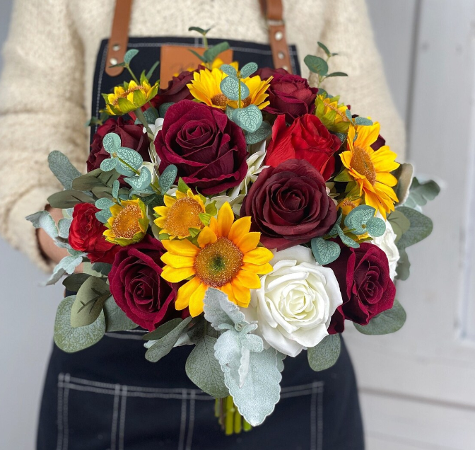 Buchet nasa culori tari