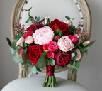 Buchet nasa Rosu Bordeaux