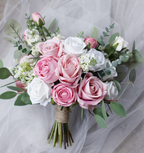Buchet nasa Crem Roz