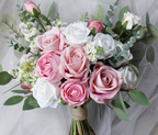 Buchet nasa Crem Roz