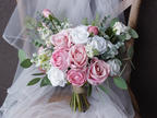 Buchet nasa Crem Roz